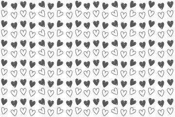 love seamless pattern tribal line vector background