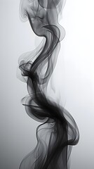 Image that explores the elegance of monochromatic smoke. Use varying shades of a single color, background image, generative AI