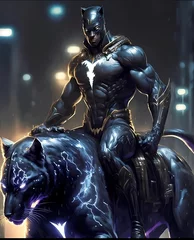 Foto op Canvas Black panther © Alex Brown