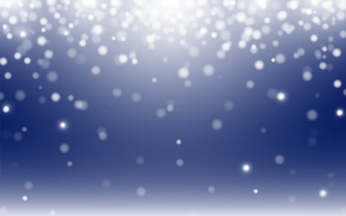 Snow Christmas bokeh soft light abstract backgrounds, Vector eps 10 illustration bokeh particles, Backgrounds decoration