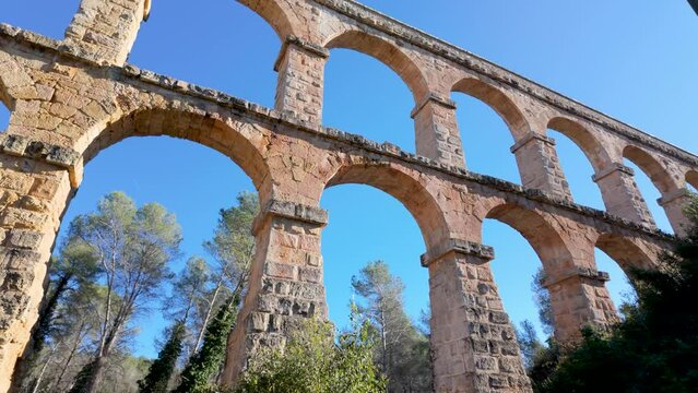Architectural Marvel: A Cinematic Journey through Pont del Diable, Tarragona