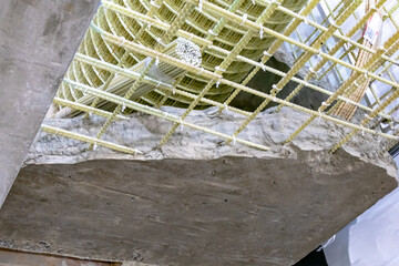 Composite armature. Use of composite material in construction.