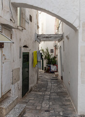 Ostuni, Italy - one of the most beautiful villages in South Italy, Ostuni displays a wonderful Old Town with narrow streets and alleys 