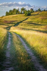 Fototapeta premium A dirt road,