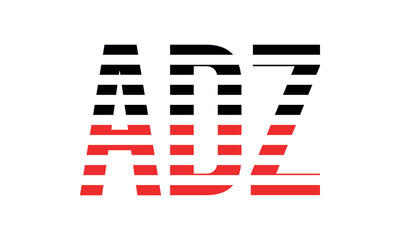 AEZ three initial letter iconic line negative space minimal logo design vector template. monogram, abstract, wordmark, business, typography, minimalist, brand, company, flat, modern, unique, simple