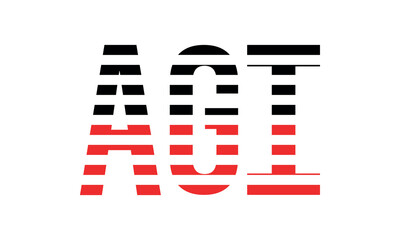AGI three initial letter iconic line negative space minimal logo design vector template. monogram, abstract, wordmark, business, typography, minimalist, brand, company, flat, modern, unique, simple