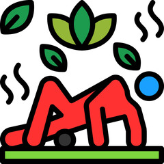 Foam Rolling Icon
