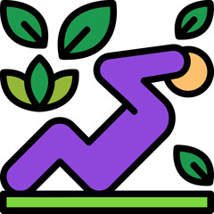 Obraz premium Bodyweight Exercises Icon