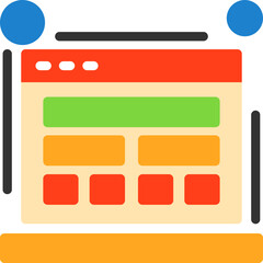 Fototapeta premium Ad group Icon