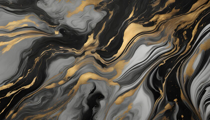 black gray Liquid marble design abstract painting background with golden splash texture, RAW photo, subject, (high detailed skin:1.2), 8k uhd, dslr, soft lighting, high quality,realistic