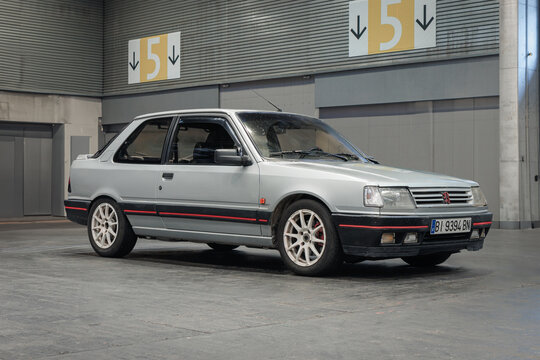 BILBAO, SPAIN-NOVEMBER 11, 2023: 1989 Peugeot 309 GTi 16