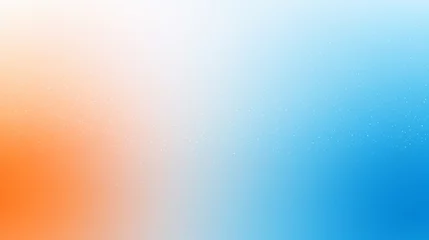 Fotobehang Blue and orange gradient abstract background. PowerPoint and webpage landing page background. © Swaroop