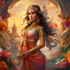 portrait of an indian princess 7