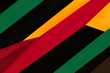 Obraz premium african flag background