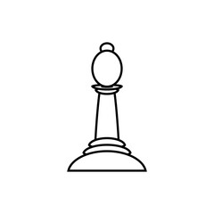 Bishop chess icon.