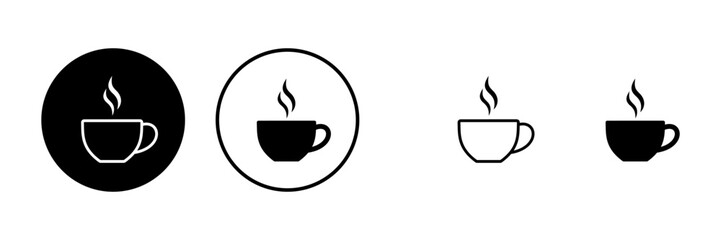 Coffee cup icons set. Coffee cup icon. Coffee vector icon. Tea