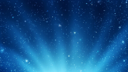 Obraz premium Blue background with a lot of stars, Blue background for decoration, Generative AI