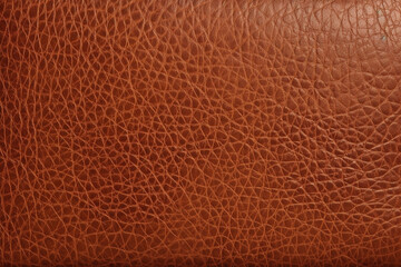 Brown leather texture background, Generative AI