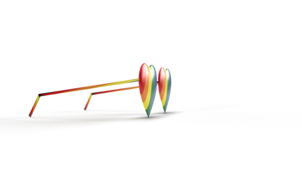 sunglass love heart shape fashion summer rainbow eye fashion retro vintage symbol sign 14 fourteen february happy valentine day lgbtq lesbian gay object holiday trendy stylish eyewear protection icon