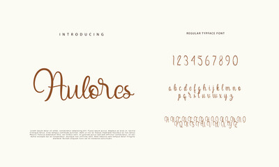 Signature Font Calligraphy Logotype Script Brush Font Type Font lettering handwritten
