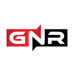 GNR Monogram Initial Letters Logo