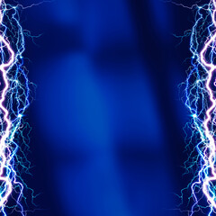 Electric lighting effect, abstract techno backgrounds for your design - 691451310