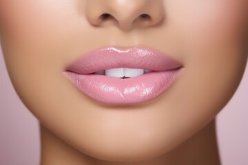 Obraz premium Lip Augmentation For Fuller Lips