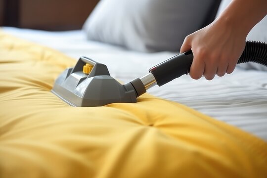 Vacuum Cleaner Cleaning Bed Mattress Prevention Of Bed Bugs