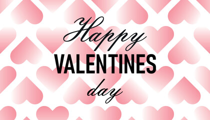 Valentine's day concept background. Vector illustration.