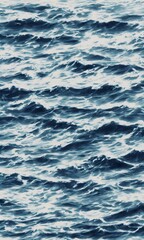 Sea Waves Drawing