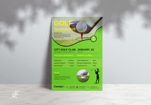 Golf Flyer Layout