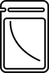 Plastic coloring pack icon outline vector. Brush beauty woman. Shampoo care