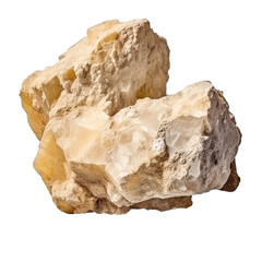A rough natural piece of feldspar with a crystalline structure and earth-toned hues