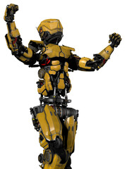 Robot with arms up