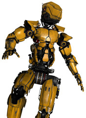 Robot with dynamic pose