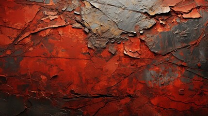 A weathered rock, its hues of brown and red blending into an abstract display of rust, stands as a testament to the passage of time and the beauty found in imperfection