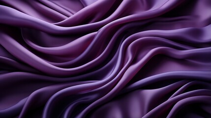 A delicate lilac fabric gracefully drapes over a vibrant purple background, creating an abstract image that evokes feelings of elegance and mystery in the realm of fashion