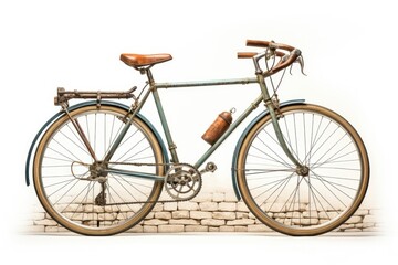 Vintage Bicycle on Cobblestone