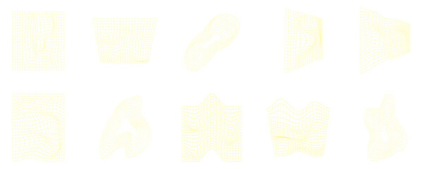 Abstract Wireframe Element