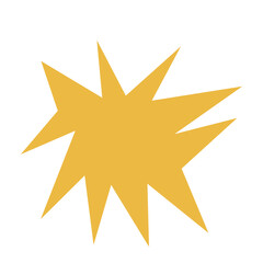 Comic Explosion Shape