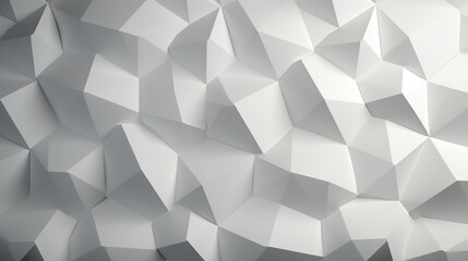 White Paper Texture Background with Hexagon, Star in 3D, Paper Art Style. Geometric Seamless Pattern Vector Illustration. Concept of Elegant and Textured Geometry in Visual Harmony.