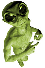 Alien Grey Creature