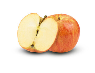 Jazz apples isolated on transparent