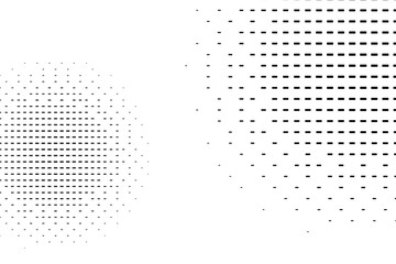 Naklejka premium Black and White Halftone Abstract Dot Background Pattern for Web Banner