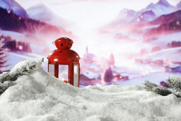 Winter background od snow with frost, empty space for your decoration. Christmas time, new year...