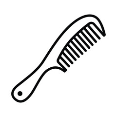 Comb Hair Icon Vector Sign And Symbol.