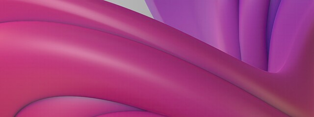 Psychedelic contemporary modern art elegant modern 3D Rendering abstract background with pink and purple pop