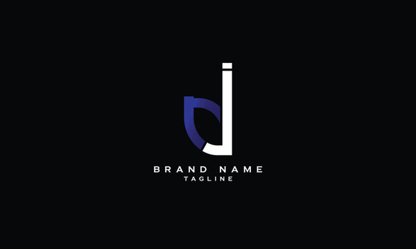RDJ, RJD, DRJ, DJR, JDR, JRD, Abstract initial monogram letter alphabet logo design