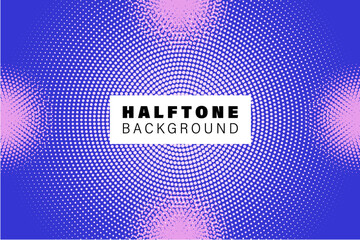 Colourful Abstract Halftone BAckground