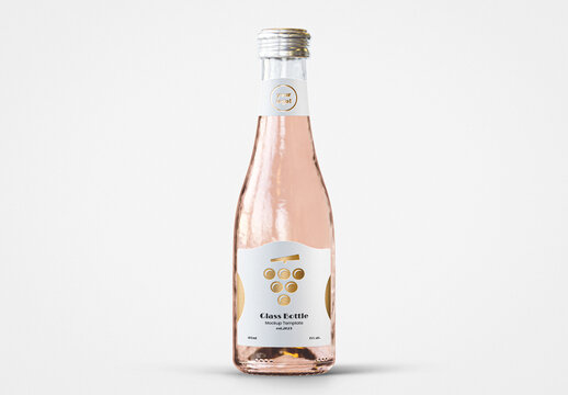 Glass Bottle Mockup